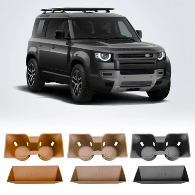 Suitable for 25 Land Rover Defender 110 Central Control Wireless Charging Pad 90 Water Cup Holder Anti-Slip Storage Silicone Protective Pad