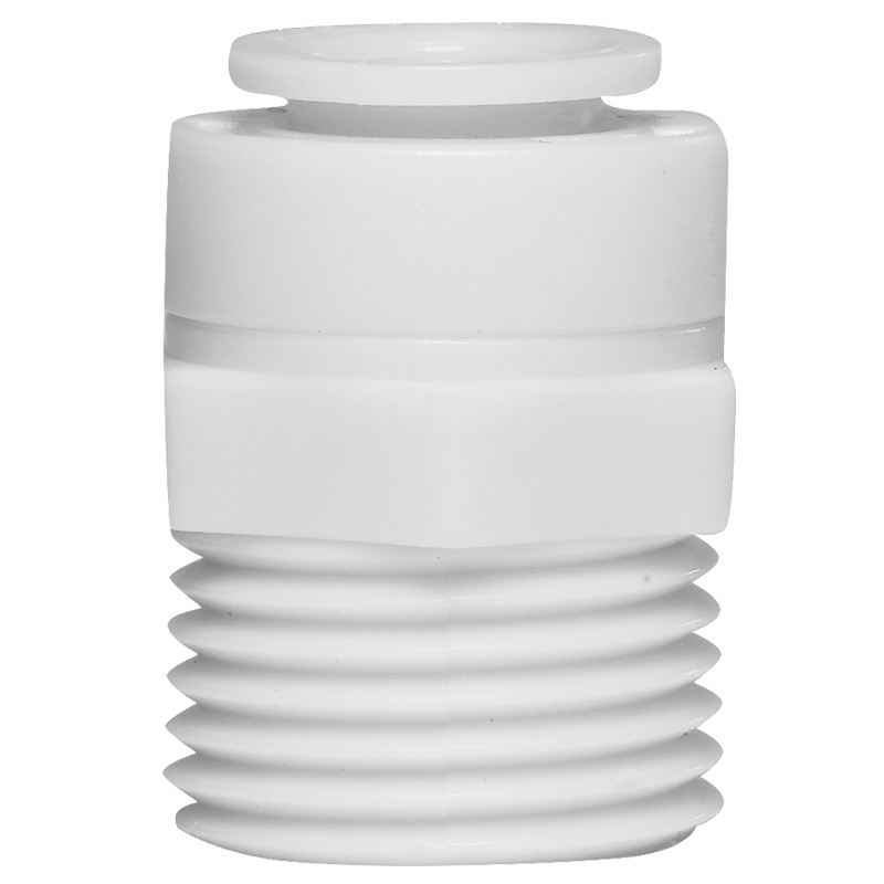 Recto a través del purificador de agua K1068 conector de la máquina de agua pura 4 puntos de giro del tornillo del diente exterior 3 puntos conector rápido accesorios universales consumibles