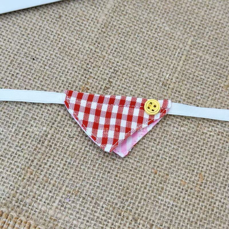 史迪仔迷你口水巾自嘲熊hellokitty适用方巾DIY围兜纽扣方巾娃衣|undefined