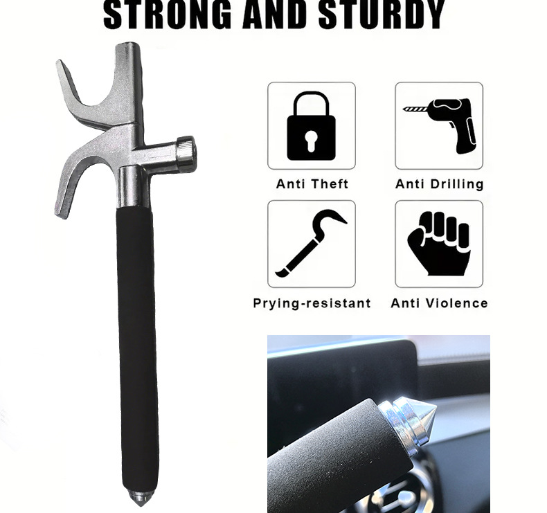 Cross-Border Exclusive Supply of Car Steering Wheel Anti-Theft Locks, Combination Locks, Car Anti-Theft Devices, Window Breakers, Combination Lock Cores, and Lock Sets