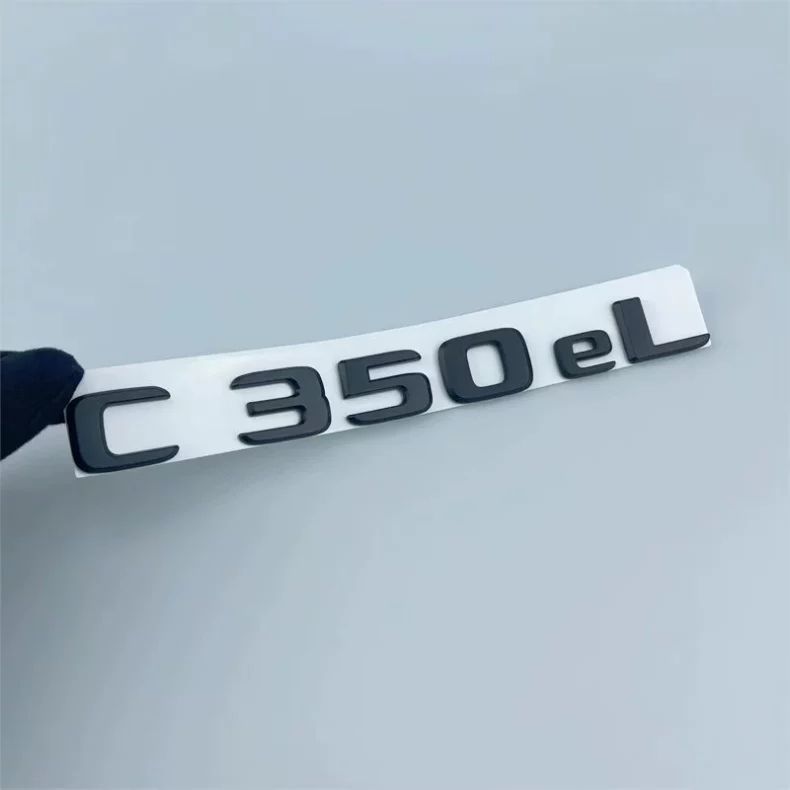 Suitable for Mercedes-Benz New Energy E-Class and New C-Class E350eL C350eL, used for modifying the rear emblem of hybrid vehicles