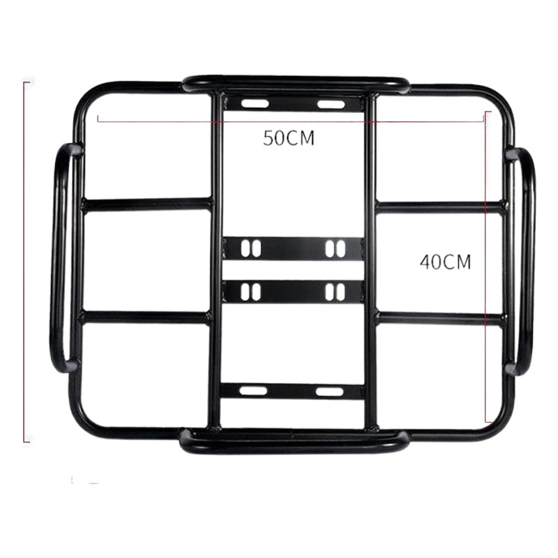 Takeaway box fixed iron frame support electric motorcycle food delivery car bracket base takeaway insulation lunch box rack Universal