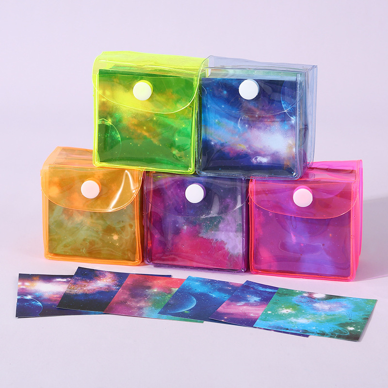 Children's puzzle origami star series color paper diy handmade paper crane origami 77*77mm rubber sleeve printing origami