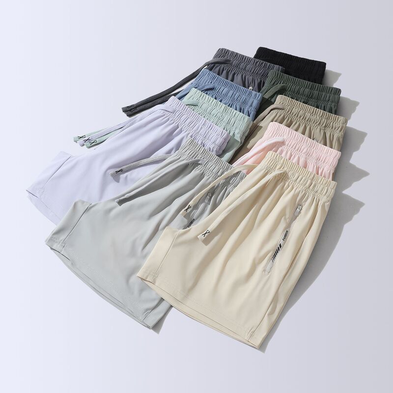 Summer Sun Protection Three-Quarter Pants, Quick-Drying, Breathable, Lightweight, Ice-Feel, Stretchy, Loose-Fitting Sports Casual Pants for Women 2223, Quick-Drying