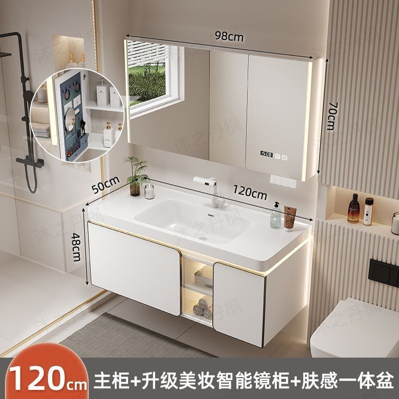 25 años de luz de la luna blanca nueva bañera de cerámica gabinete de baño combinado lavabo de cerámica lavabo gabinete de baño