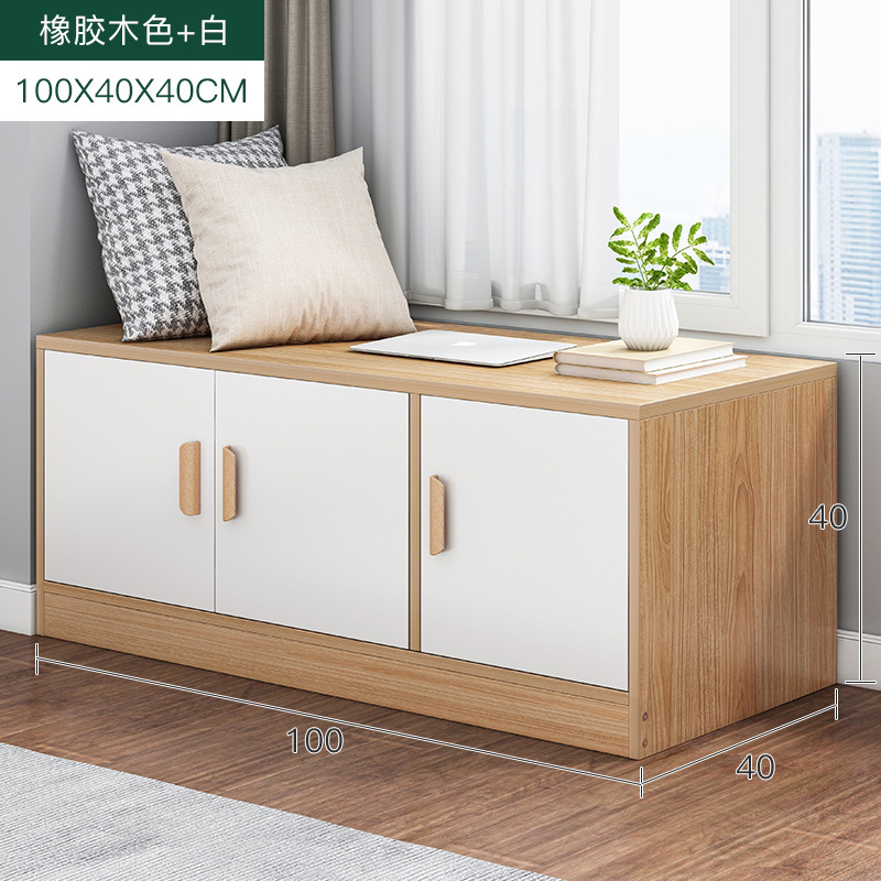 Gabinete de almacenamiento de la ventana de la Bahía Gabinete de la ventana de la Bahía armario gabinete de piso gabinete bajo simple moderno sentado de pie gabinete de almacenamiento en el hogar