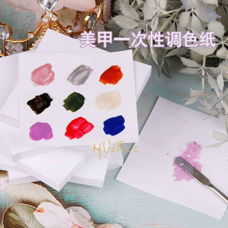 Cross-border Nail Art Tinker Paper Tinker Paper Disposable Tinker Tray Multi-functional Stained Stinker Nail Polish Tool