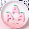Fruit accessory with accessories with letters, cream epoxy resin, phone case, decorations, handmade