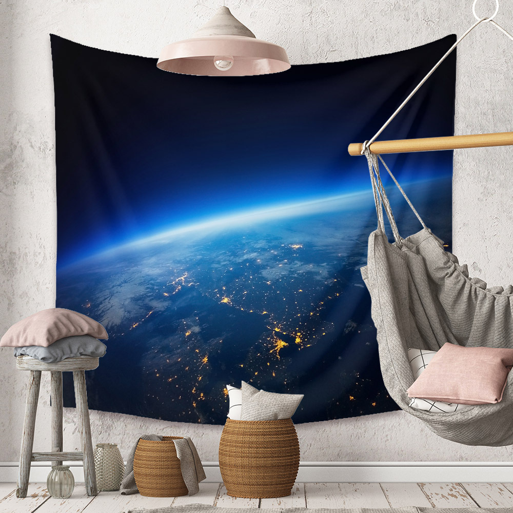 Fashion Universe Painting Wall Decoration Cloth Tapestry Wholesale Nihaojewelry display picture 134