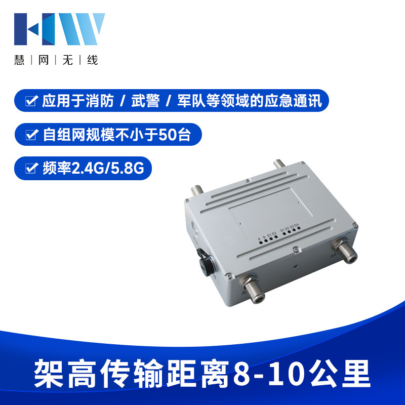 2.4G/5G双频MESH无线自组网基站 非视距自组网 煤矿无线监控图传