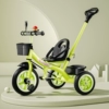 Green top with titanium air wheel band push handle