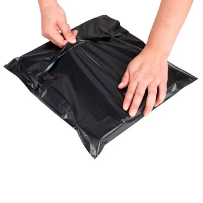 定制黑色快遞袋子 加厚物流打包快遞包裝袋courier bag服裝防水袋