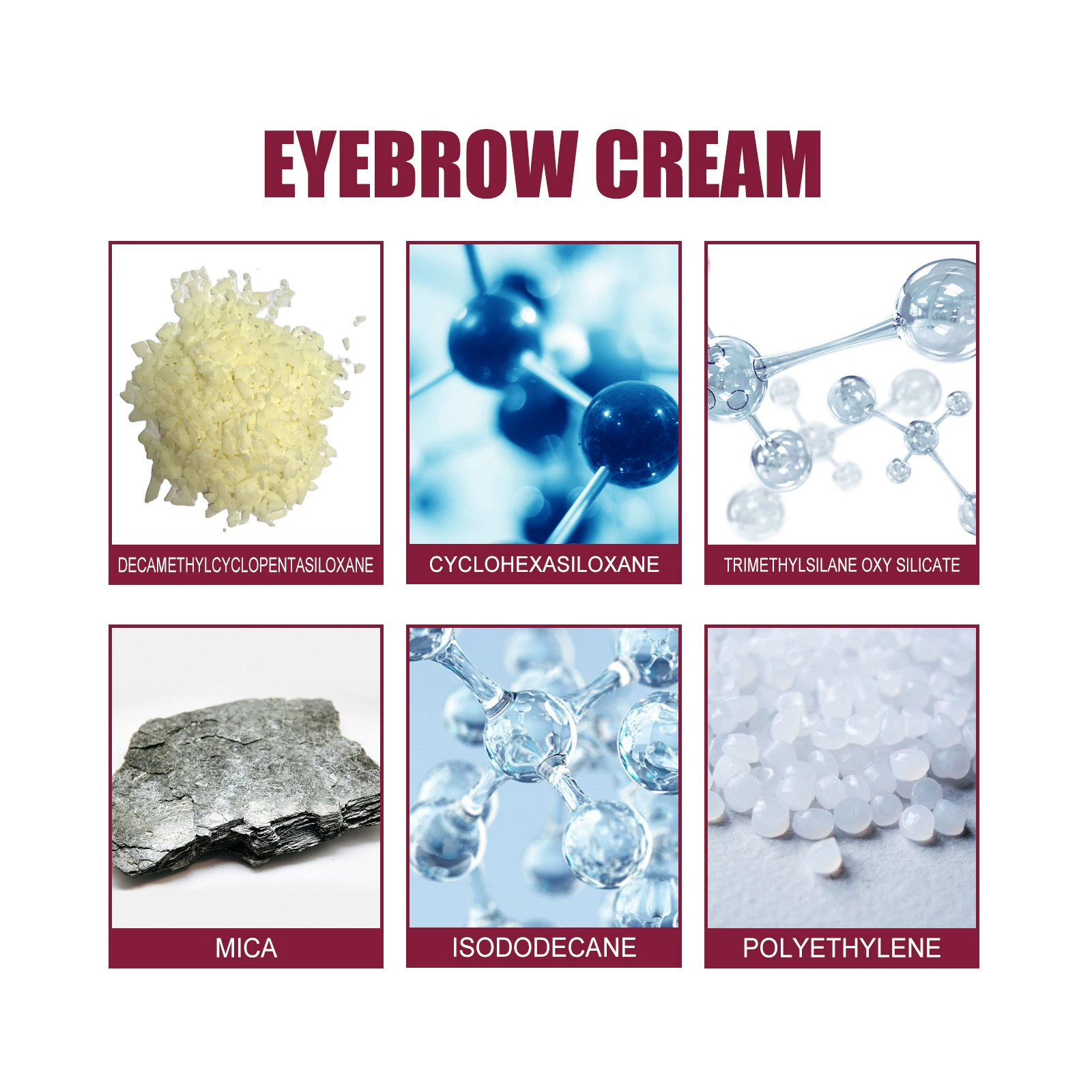 EELHOE Universal handheld brush, eyebrow dye, eye shadow, natural style