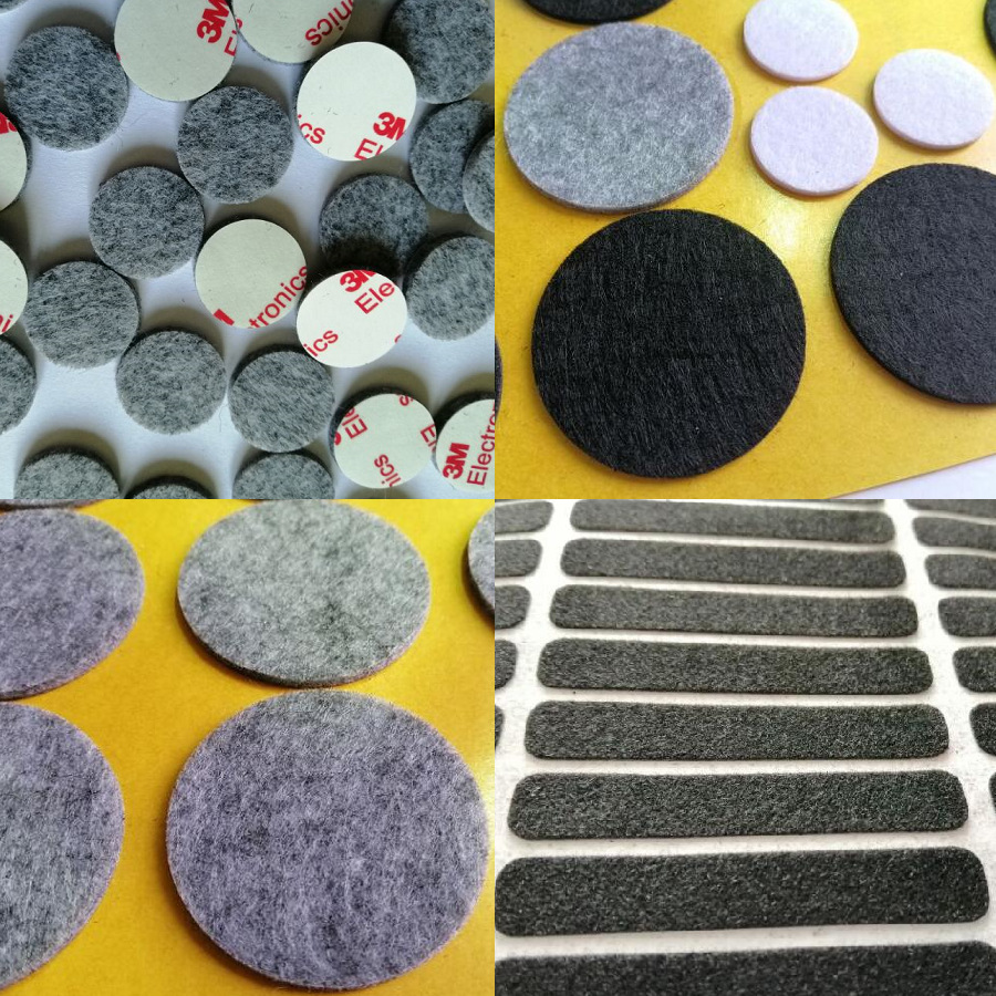 Non-slip round doormat, self-adhesive wear-resistant pad, square furniture, sofa