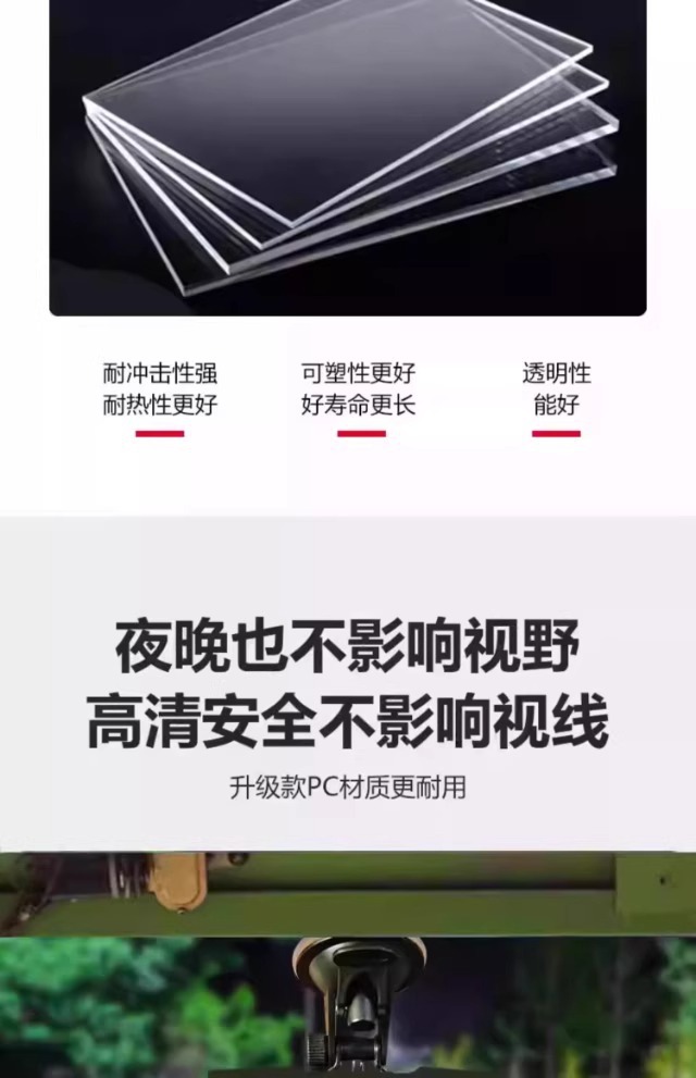 Car Anti-Glare Sun Visor, Anti-Dazzle, Anti-Glare, Day and Night Eye Protection for Drivers, Anti-Glare Tool