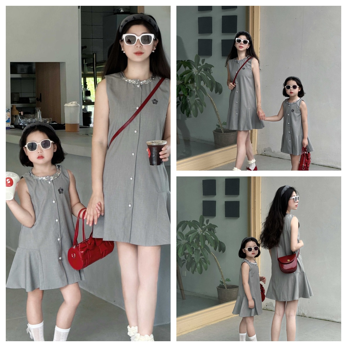 회색 드레스 (재고 있음)