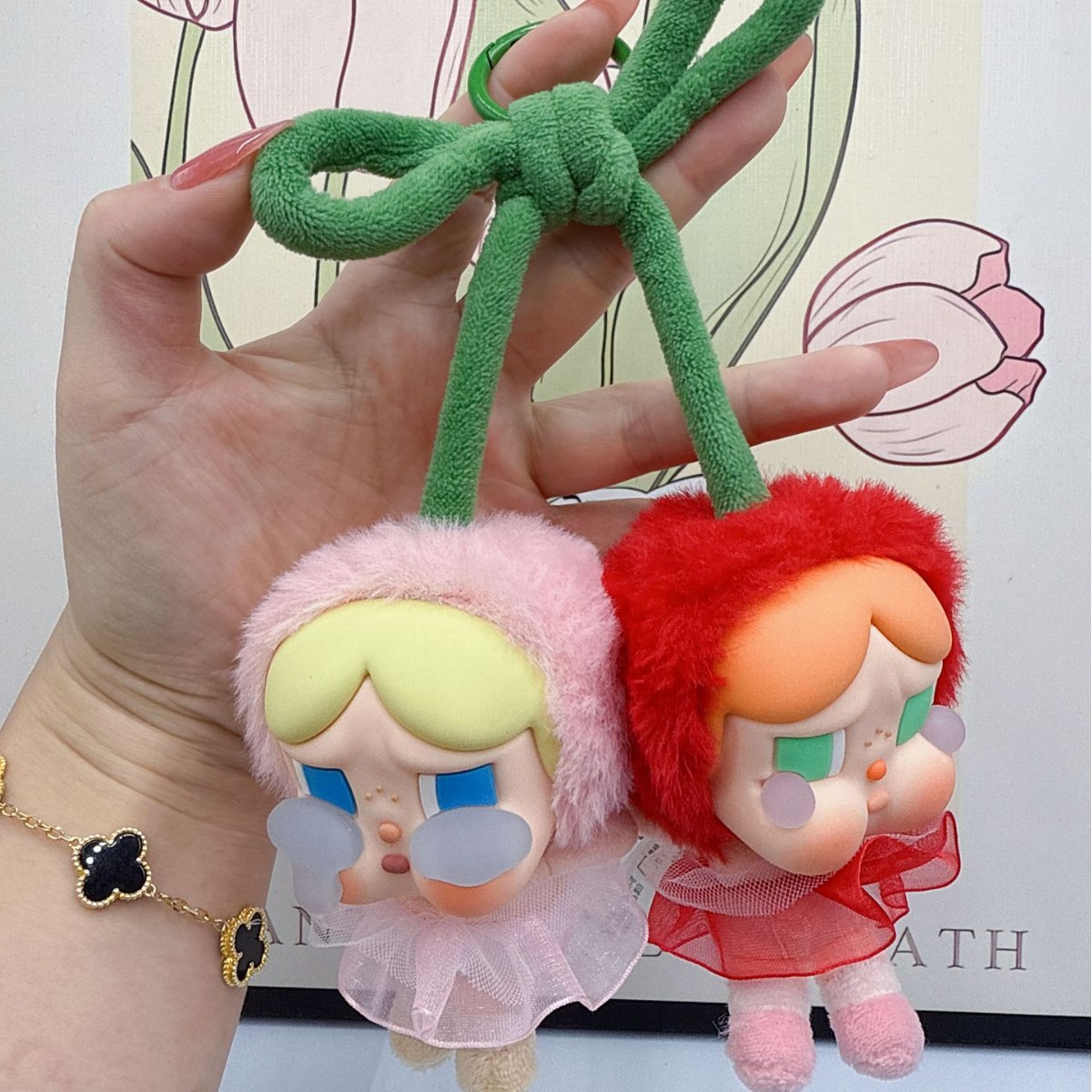 新製品チェリービニールモデル双子の愛の涙シリーズぬいぐるみ