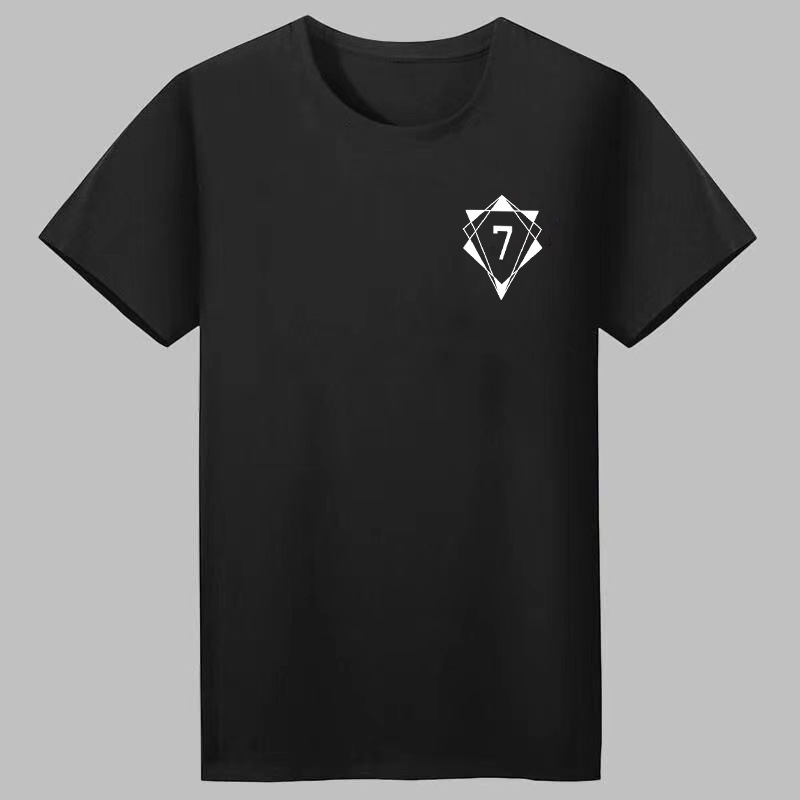 Camiseta de los hombres de verano de moda cómodo suéter estudiante superior estilo coreano slim fit manga corta todo partido simple hombres