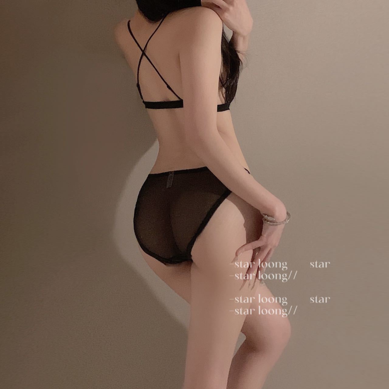 2204#European and American French aesthetic lace gathered small chest breasted bra suit lace sexy suit underwear batch