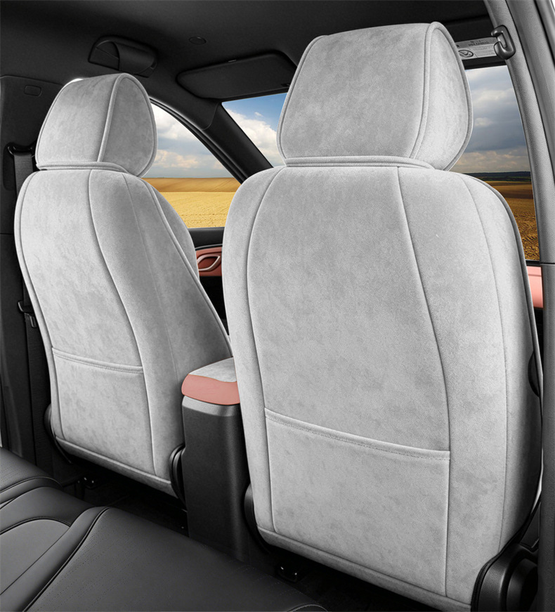 26 New Models of Byd Seagull Special Car Seat Covers, All-Season Universal Full-Cover Seat Cushions, Suede Breathable Seat Covers
