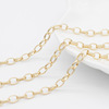 DIY Accessories Zhongxing Chain 14k Gilded 0 chain Oval Necklace manual parts