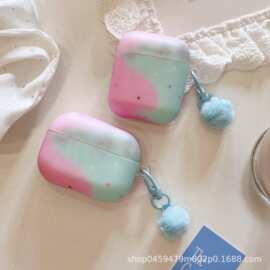 ins晕染适用airpods4耳机套pro3女airpodspro2苹果蓝牙3代耳机壳
