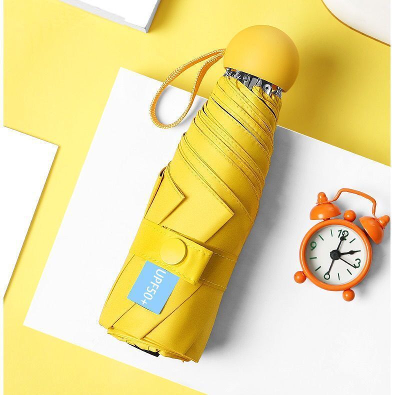 【5つ折り】メガネなしケース-イエロー