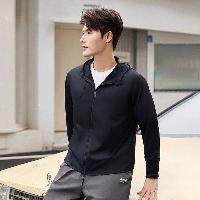 Трансграничная спортивная одежда для отдыха на открытом воздухе для пар, солнцезащитная одежда из ледяного шелка для мужчин, дышащая, легкая и тонкая кожаная одежда с защитой от ультрафиолета для женщин