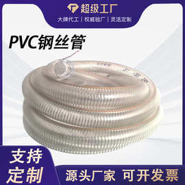 耐低温钢丝软管 3寸防冻耐寒卸油软管 pvc防静电透明钢丝管