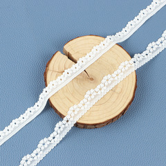 Elastic floral lace trim for lace-trimmed inner garment edges, 1-2cm elastic lace floral trim