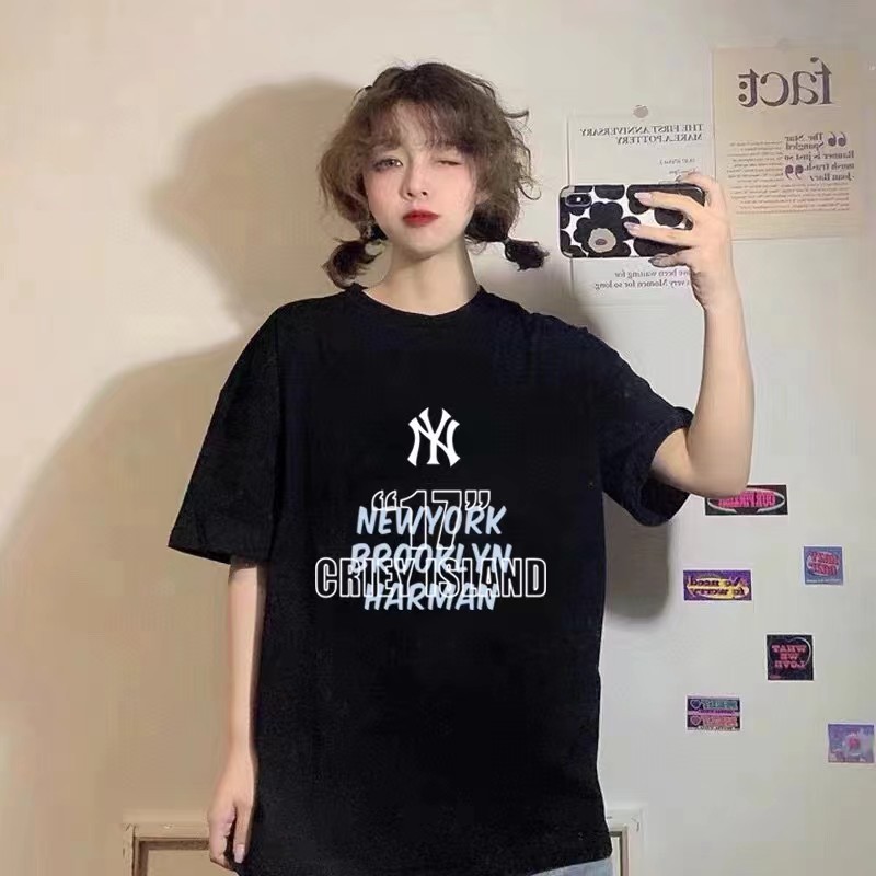 MLB/NY Yankees New Short-sleeved T-shirt Comfortable Breathable Casual Sports Loafed Version