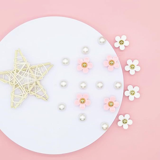 Bolsas de hoyos DIY decoración de perlas daisy hoyos bolsas de joyería colgante set
