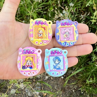 36mm��ͨ����Ů��ʿ�p��ӡ����������Α�Cͨ�״���diy��朲���