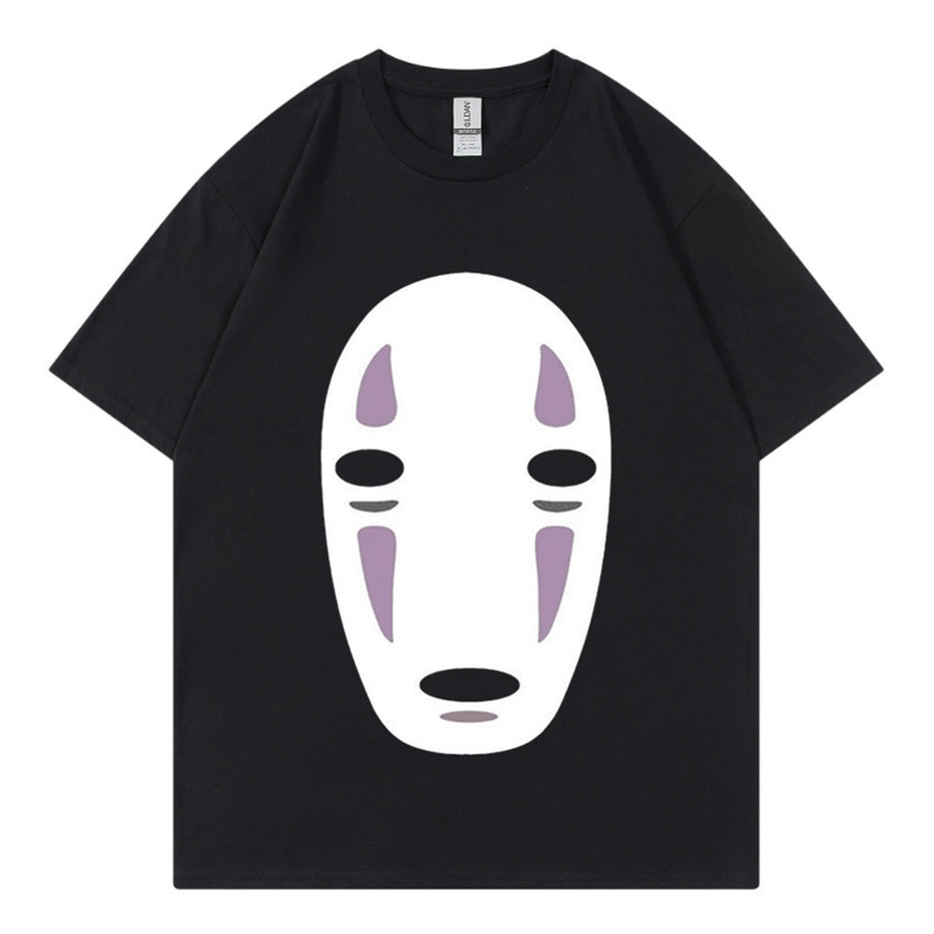 Primavera/Estate Nuova T-shirt da uomo senza volto Sciolto Coal Ball Lettera Manica corta Unisex Manica corta da uomo T_voghion.com