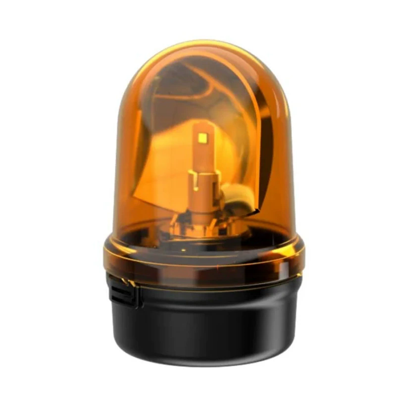 Werma Желтый светодиодный сигнальная лампа 24V, Основание Φ98mm, IP65, 885.330.75