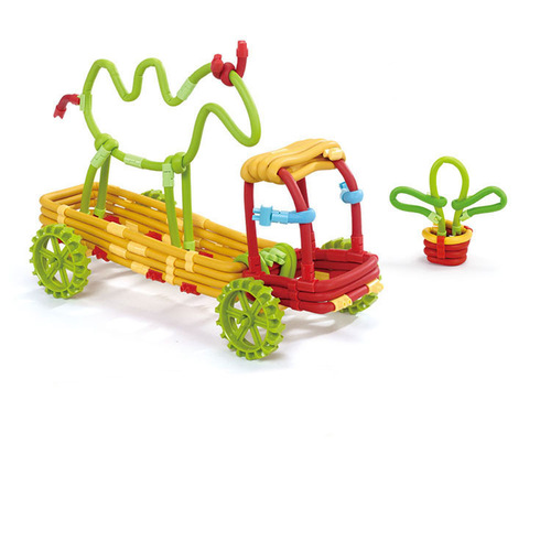 DIY Baby Toddler Educational Early Learning Toy Assembly Building Blocks Tearing Sticks Handmade Craft Material Kit