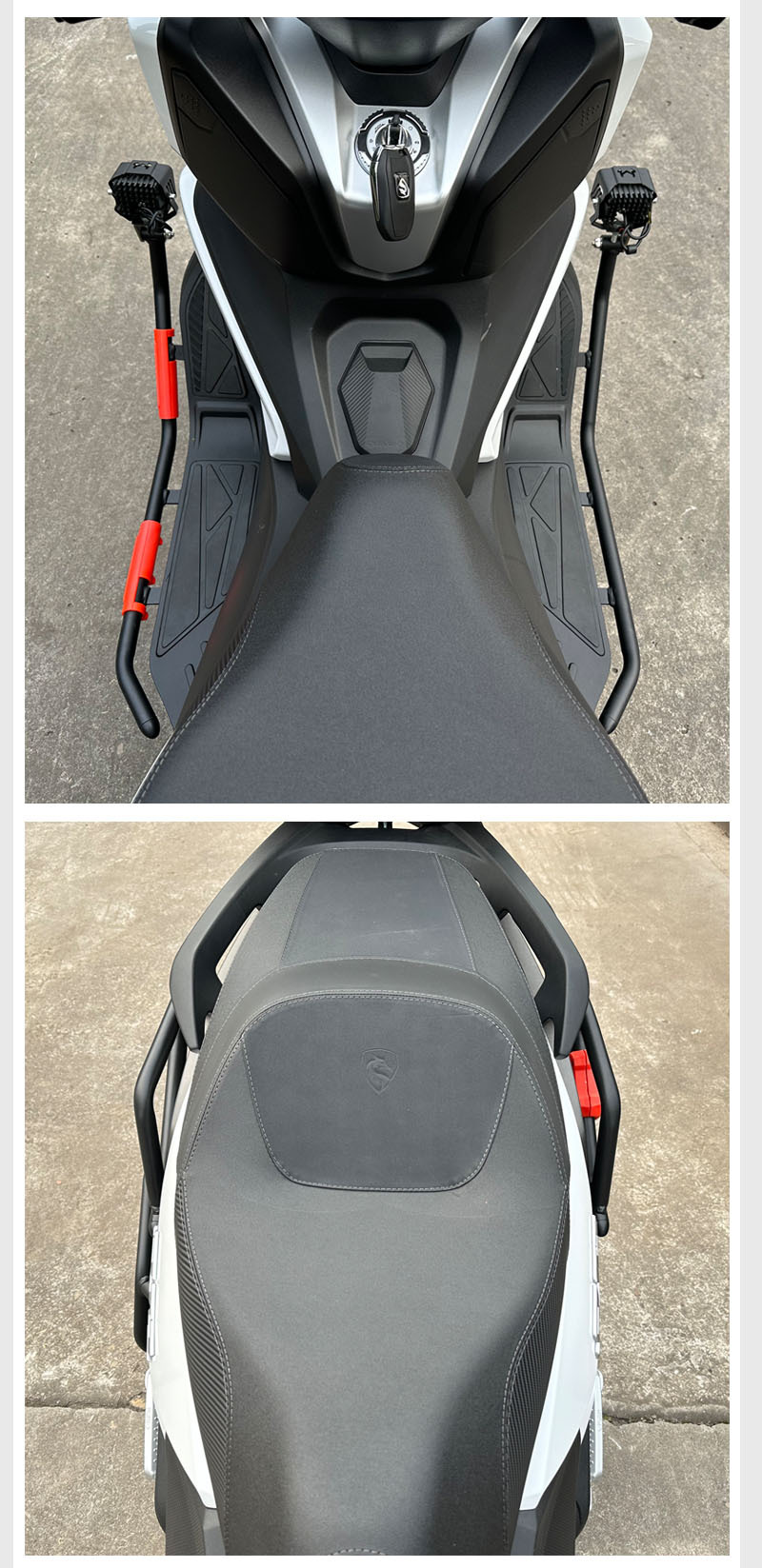 Applicable to Zongshen saikelon RT2 modified front and rear bumper drop-resistant bumper scooter accessories bumper