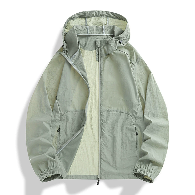 Спорт на открытом воздухе Рыбалка быстрая сушка солнцезащитный крем пара летом тонкий анти-ультрафиолетовый с капюшоном