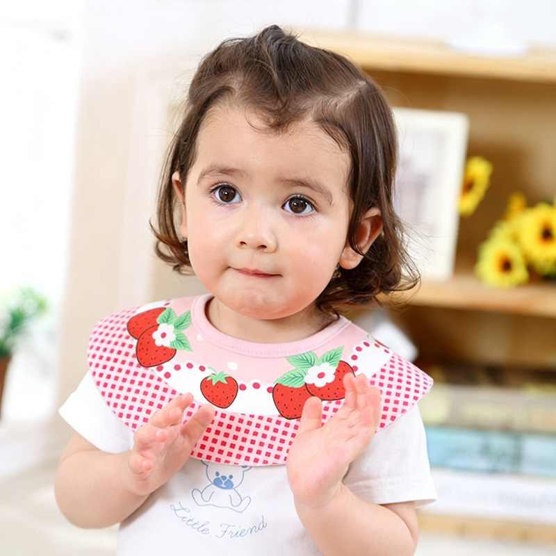 [가장자리 프레스 단면 스타일] 체크 무늬 딸기