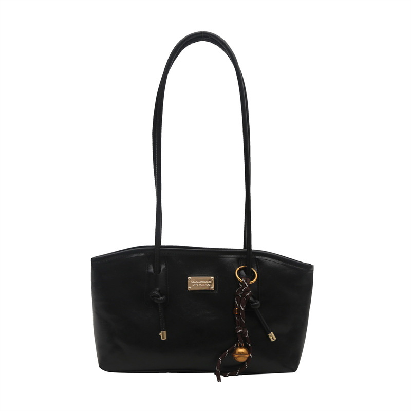 Bagos retro extranjeros para mujeres 2024 nueva moda cera petot bolso de otoño y invierno popular bolsa de hombro de viaje