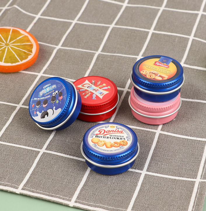 1:12 Dollhouse mini modelo de alimentos y jugar OB11 escena Decoración Accesorios caja galletas caramelo tarro miniatura se puede abrir