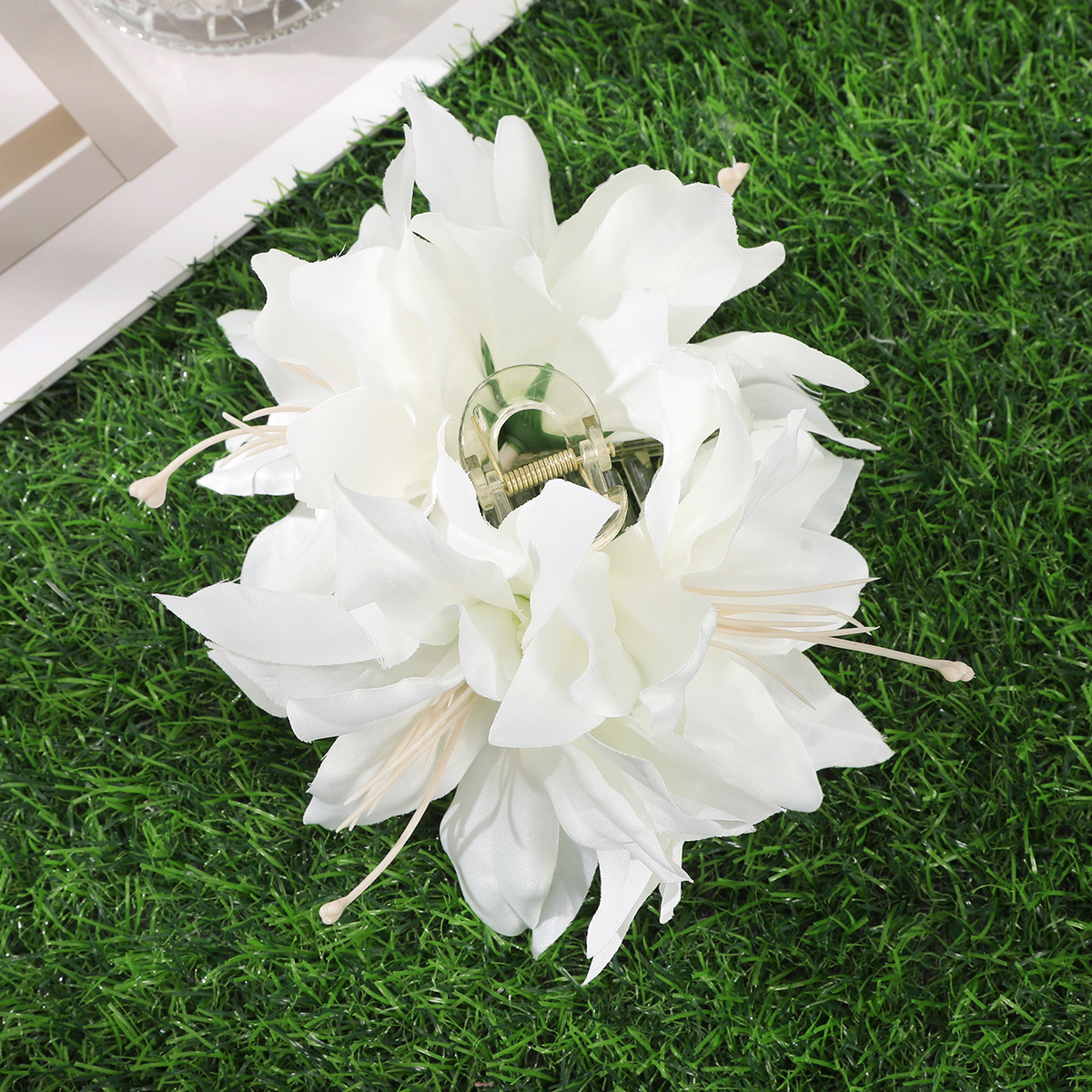 Women's Gender Lady Women's Flower Mixed Materials Hair Claws