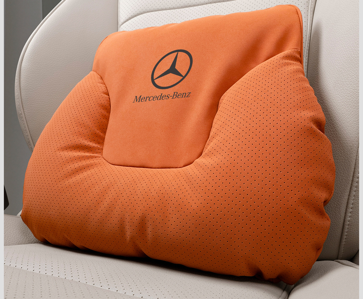 Suitable for Mercedes-Benz Headrest, Waist Support, Neck Pillow, E/C-Class Glc/Glb Seat E300Lc260L Car Interior Decoration Supplies
