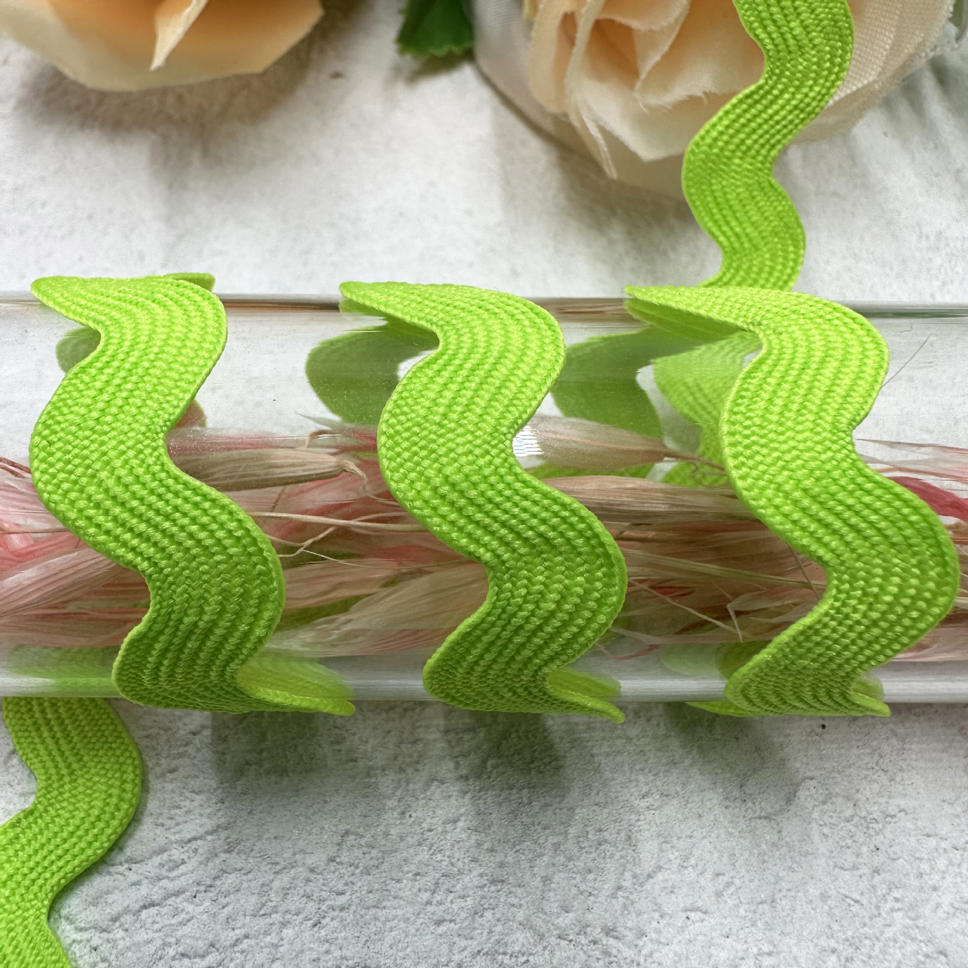 8mm onda sólida en forma de S curva banda de encaje cortina sombrero ropa infantil joyas de boda accesorios de ropa