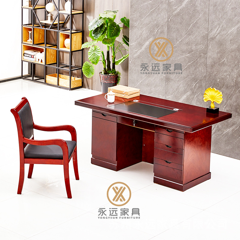 사무실 책상 홈 컴퓨터 책상 책상 단일 페인트 나무 피부 보스 책상 쓰기 책상 사무실 리더십 관리자 책상