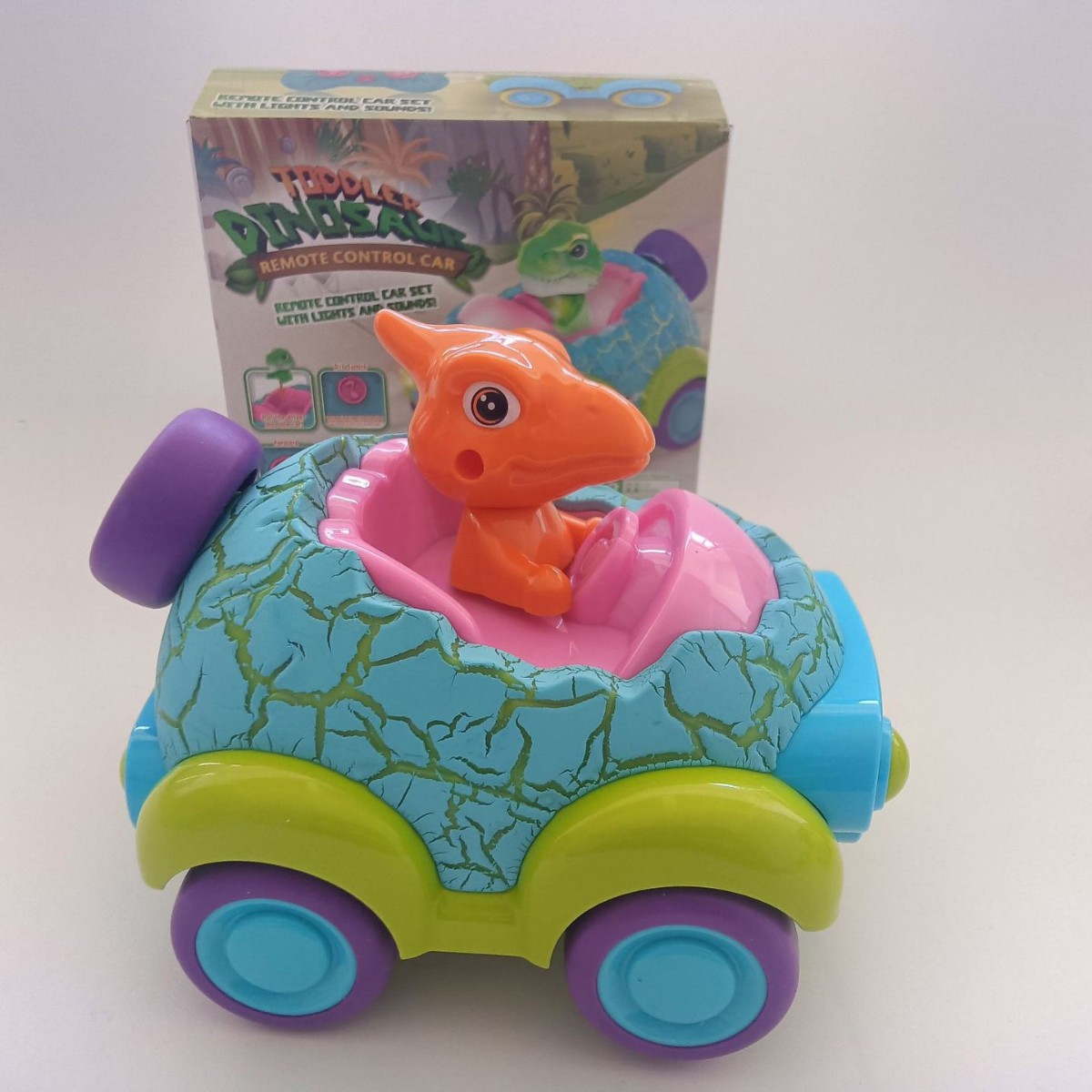 Dinosaurios transfronterizos dibujos animados juguetes de luces Aliexpress coche de acrobacias para niños modelo de coche unicornio coche de control remoto