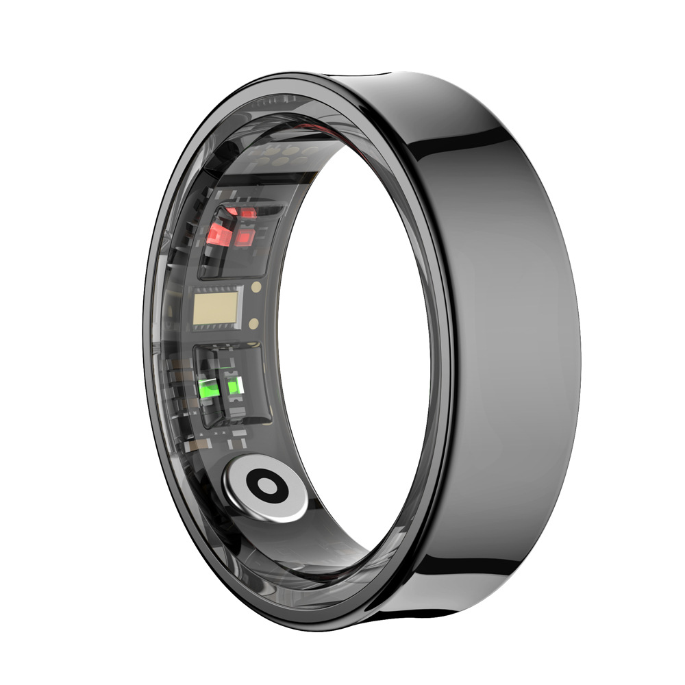 Anillo inteligente transfronterizo R09 con cámara de carga, frecuencia cardíaca, oxígeno en sangre, presión, sueño, más ejercicio, temperatura corporal, cámara de control remoto