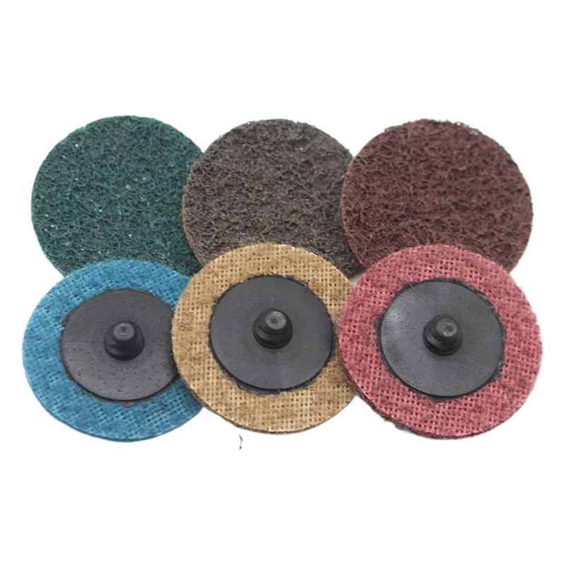 2-дюймовый нейлоновый крутящий момент песочный диск нетканый вращающийся замок песочный диск полировальный полюс спиральный песочный диск нейлоновый вращающийся диск