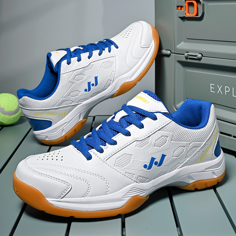 Zapatos de tenis comercio exterior nuevos zapatos de entrenamiento integral de moda para hombres y mujeres, zapatos de bádminton de pareja transpirables antideslizantes y resistentes al desgaste
