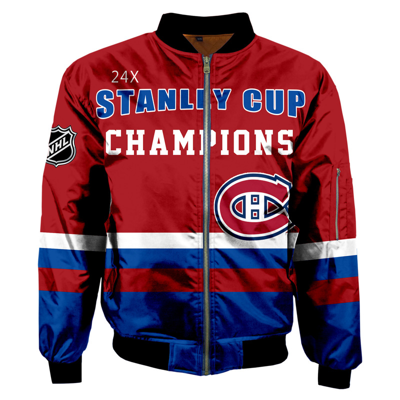 2021 autumn European and American cross-border HNL ice hockey series champion coat street fashion Men's sports warm coat